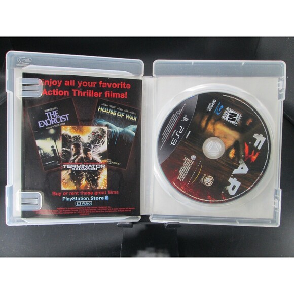 F.E.A.R. 3 (Sony PlayStation 3, 2011) CIB Complete w/ Manual & Inserts Mint Disc - Picture 5 of 10
